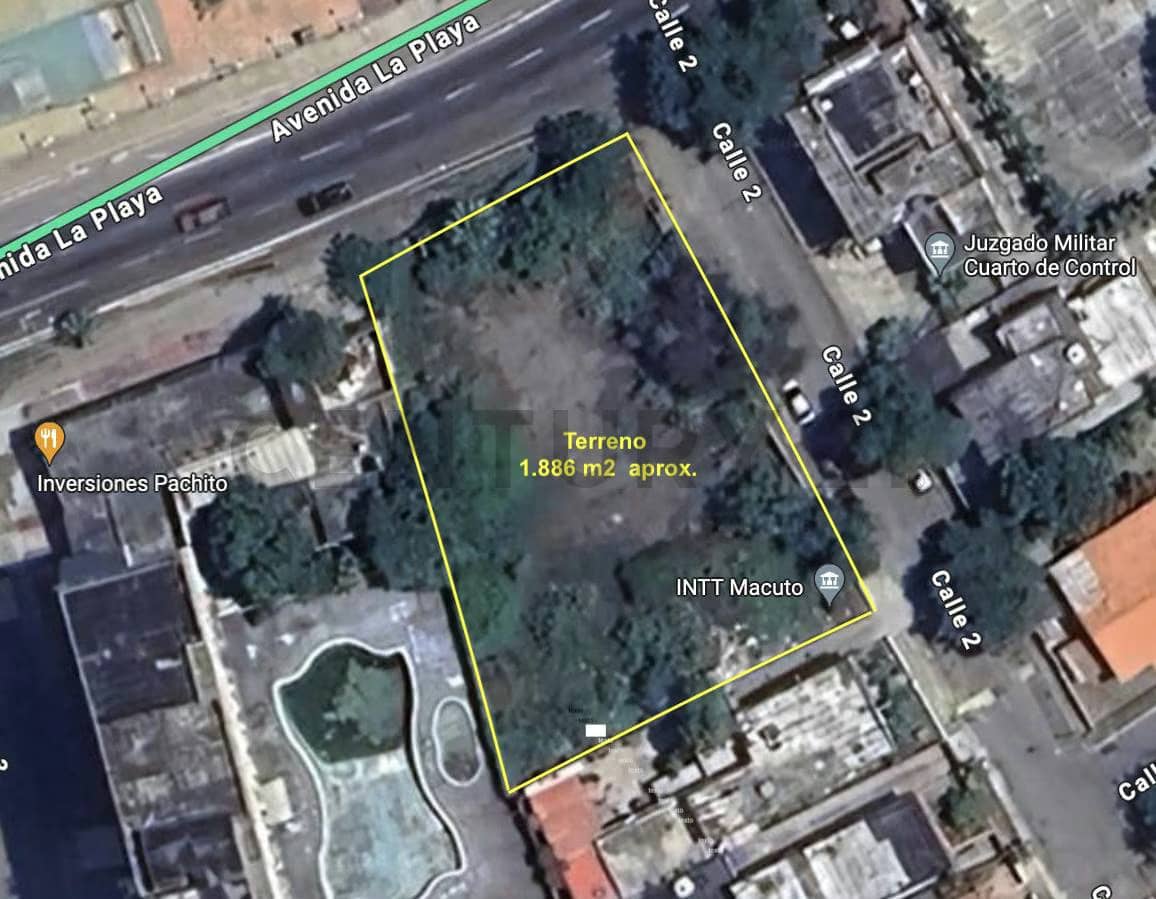 Se alquila terreno para uso comercial en Macuto