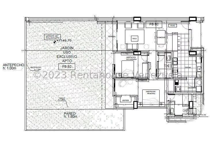 Apartamento (1 Nivel) en Venta en La Lagunita Country Club, Distrito Metropolitano - 24