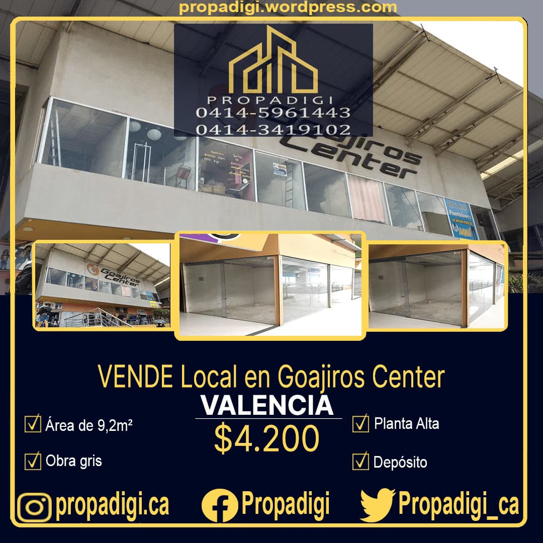 Local en Goajiros Center, Planta alta, Valencia