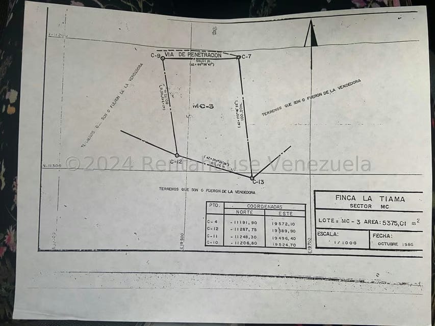 Terreno (Finca) en Venta en El Hatillo, Distrito Metropolitano - 11