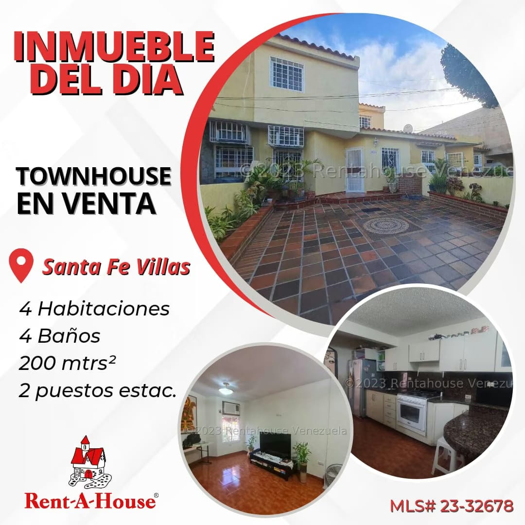 23-32678 Venta de Townhouse en Santa Fe Villas .KB