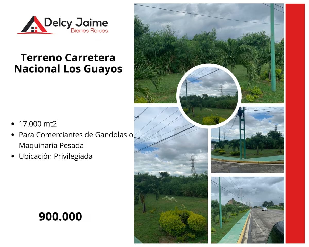 TERRENO CARRETERA NACIONAL LOS GUAYOS, CARABOBO.