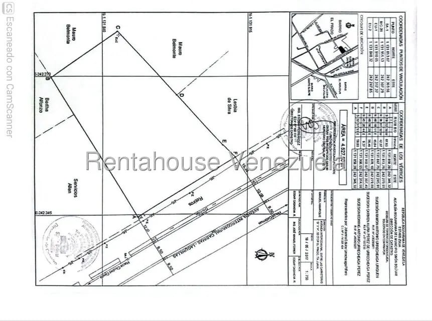 Terreno (Industrial) en Venta en Tia Juana, Zulia