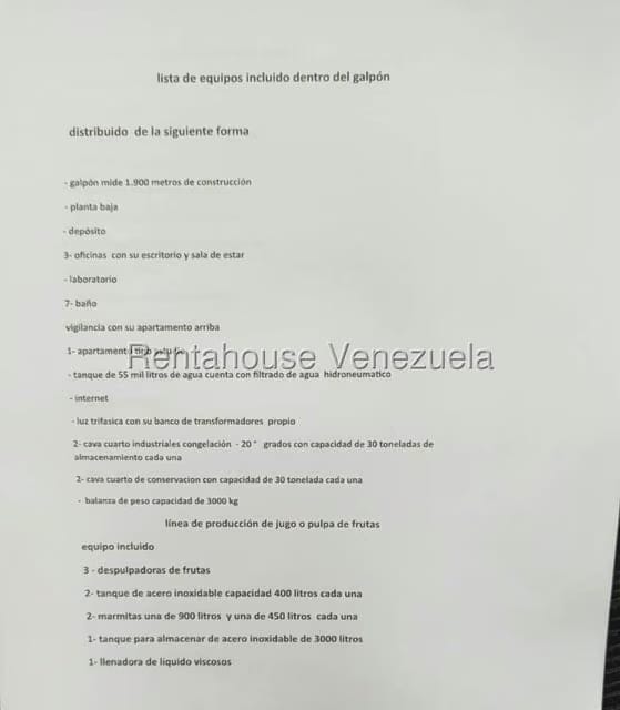 Comercial (Galpon - Deposito) en Venta en Los Naranjos, Aragua - 76