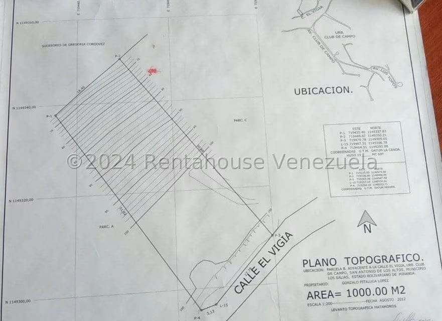 Terreno (Residencial) en Venta en Club de Campo, Miranda - 2