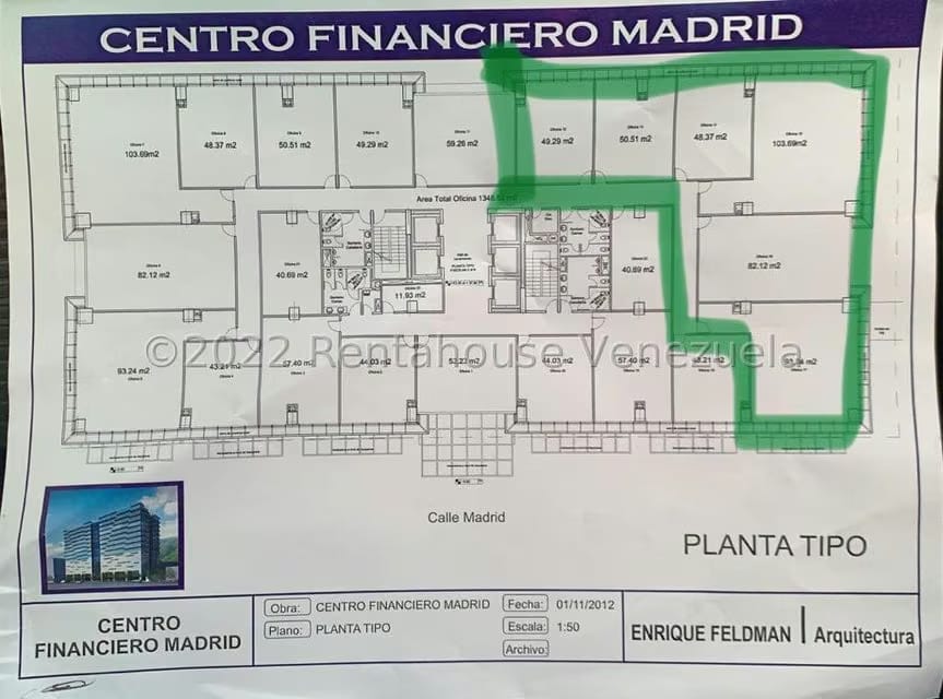 Comercial (Oficina) en Venta en Las Mercedes, Distrito Metropolitano - 2