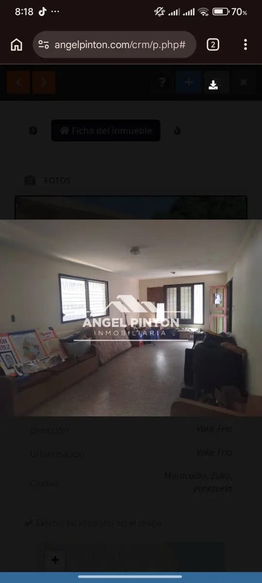CASA VENTA VALLE FRIO MARACAIBO VENEZUELA API 9472 - 4