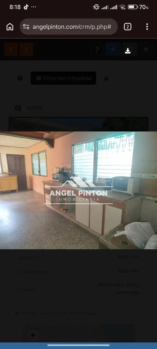 CASA VENTA VALLE FRIO MARACAIBO VENEZUELA API 9472 - 5