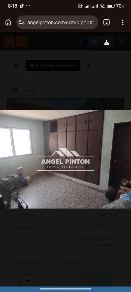 CASA VENTA VALLE FRIO MARACAIBO VENEZUELA API 9472 - 6