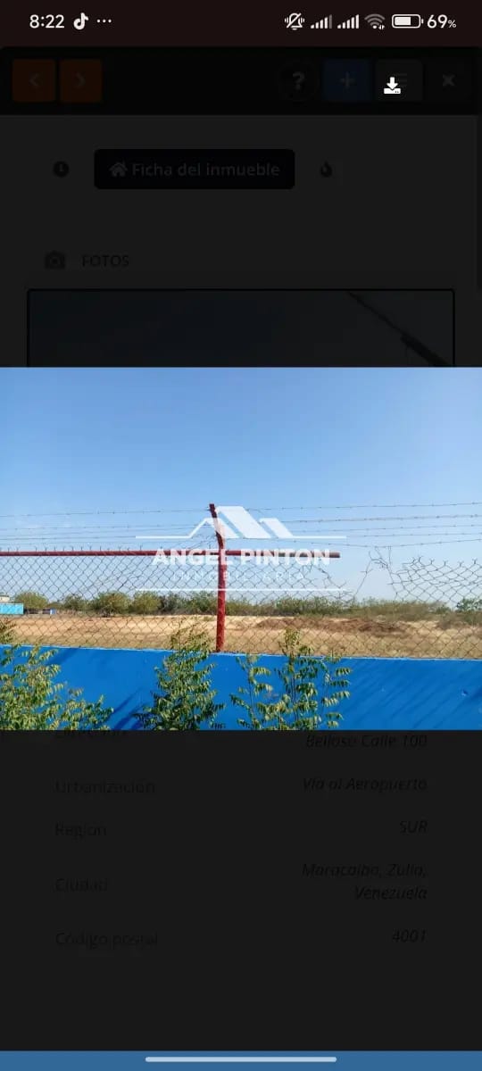 TERRENO EN VENTA VIA AL AEROPUERTO MARACAIBO VENEZUELA API 9465 - 3