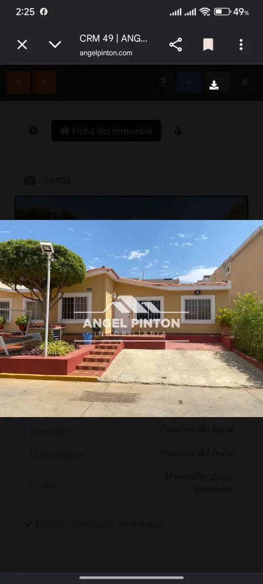CASA EN VENTA CAMINOS DEL DORAL, ALTO PRADO MARACAIBO