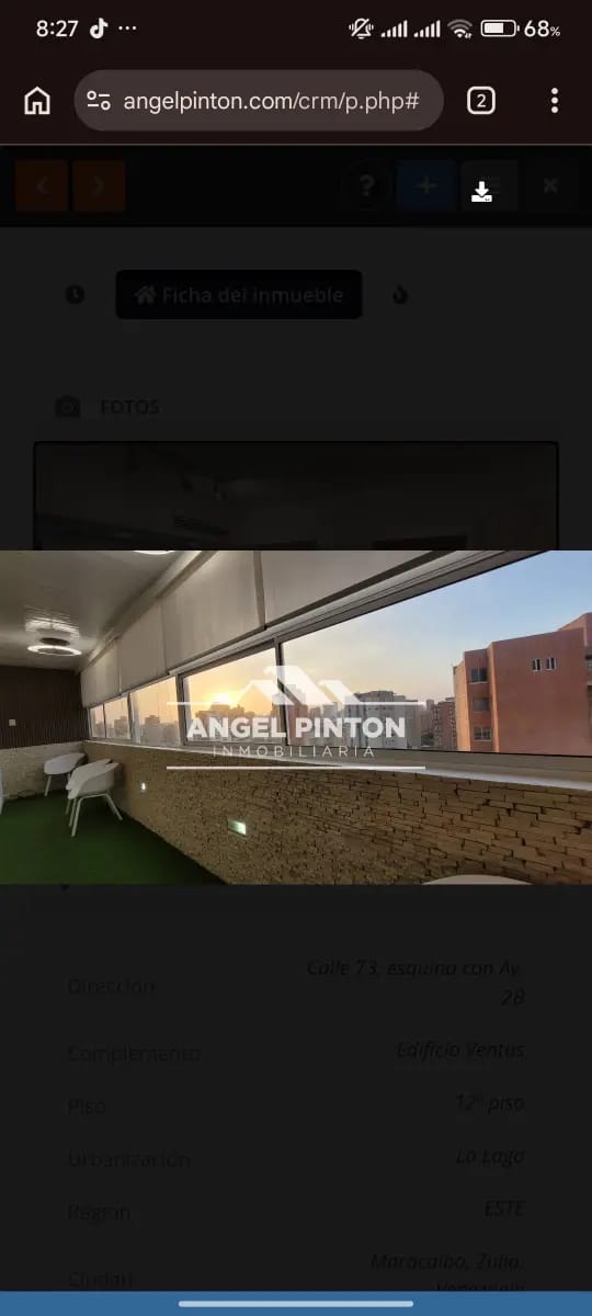 APARTAMENTO EN VENTA ZONA ESTE EDIFICIO VENTUS MARACAIBO VENEZUELA API 9445 - 8