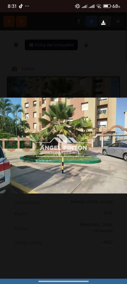 APARTAMENTO VENTA AV. CECILIO ACOSTA MARACAIBO VENEZUELA API 9406