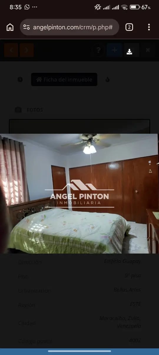 APARTAMENTO VENTA BELLAS ARTES MARACAIBO VENEZUELA API 9404 - 6