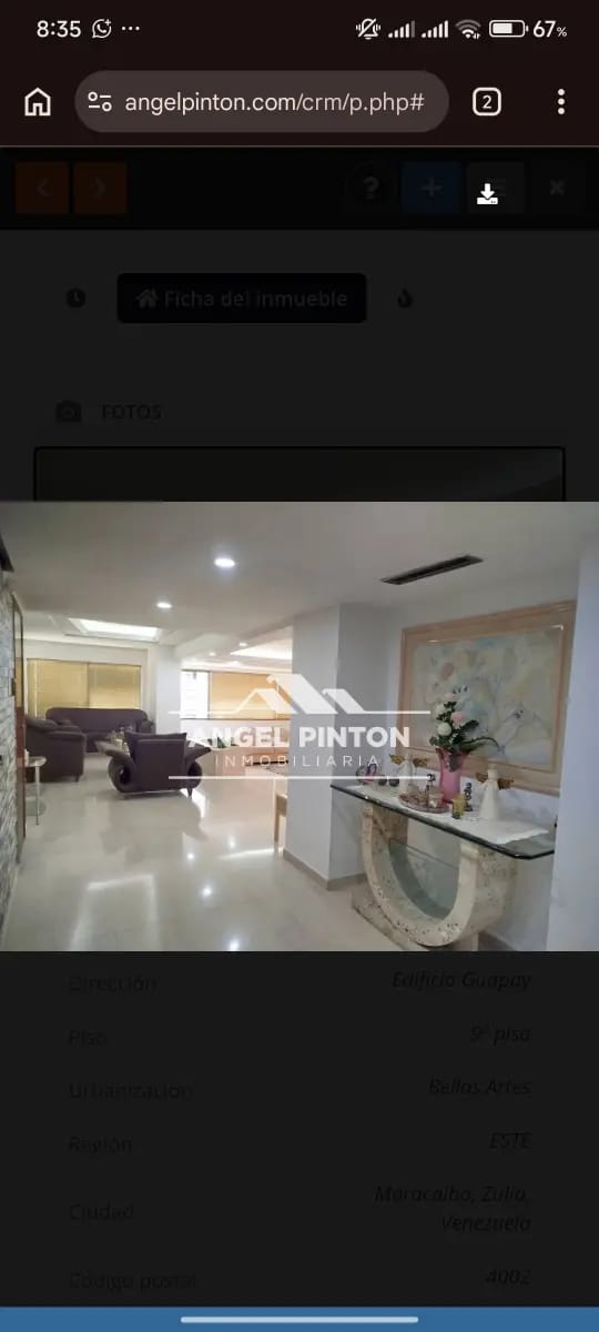 APARTAMENTO VENTA BELLAS ARTES MARACAIBO VENEZUELA API 9404 - 10