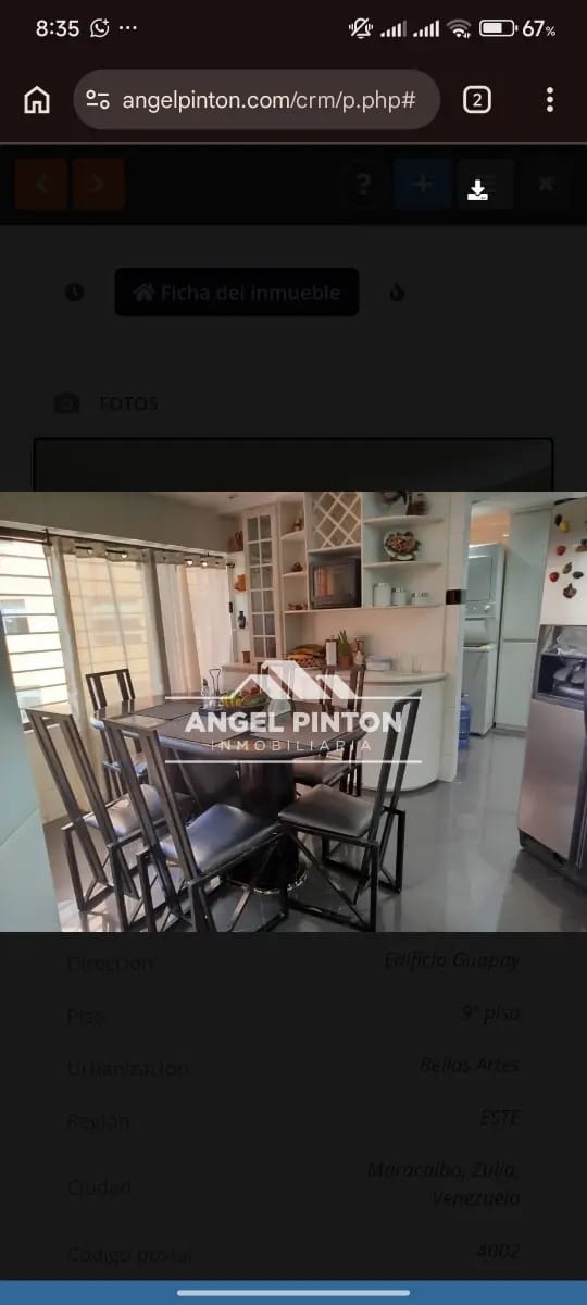 APARTAMENTO VENTA BELLAS ARTES MARACAIBO VENEZUELA API 9404 - 13