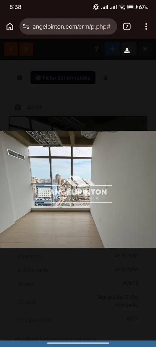 OFICINA EN VENTA TORRE 13 MARACAIBO,ZULIA API9390 - 2