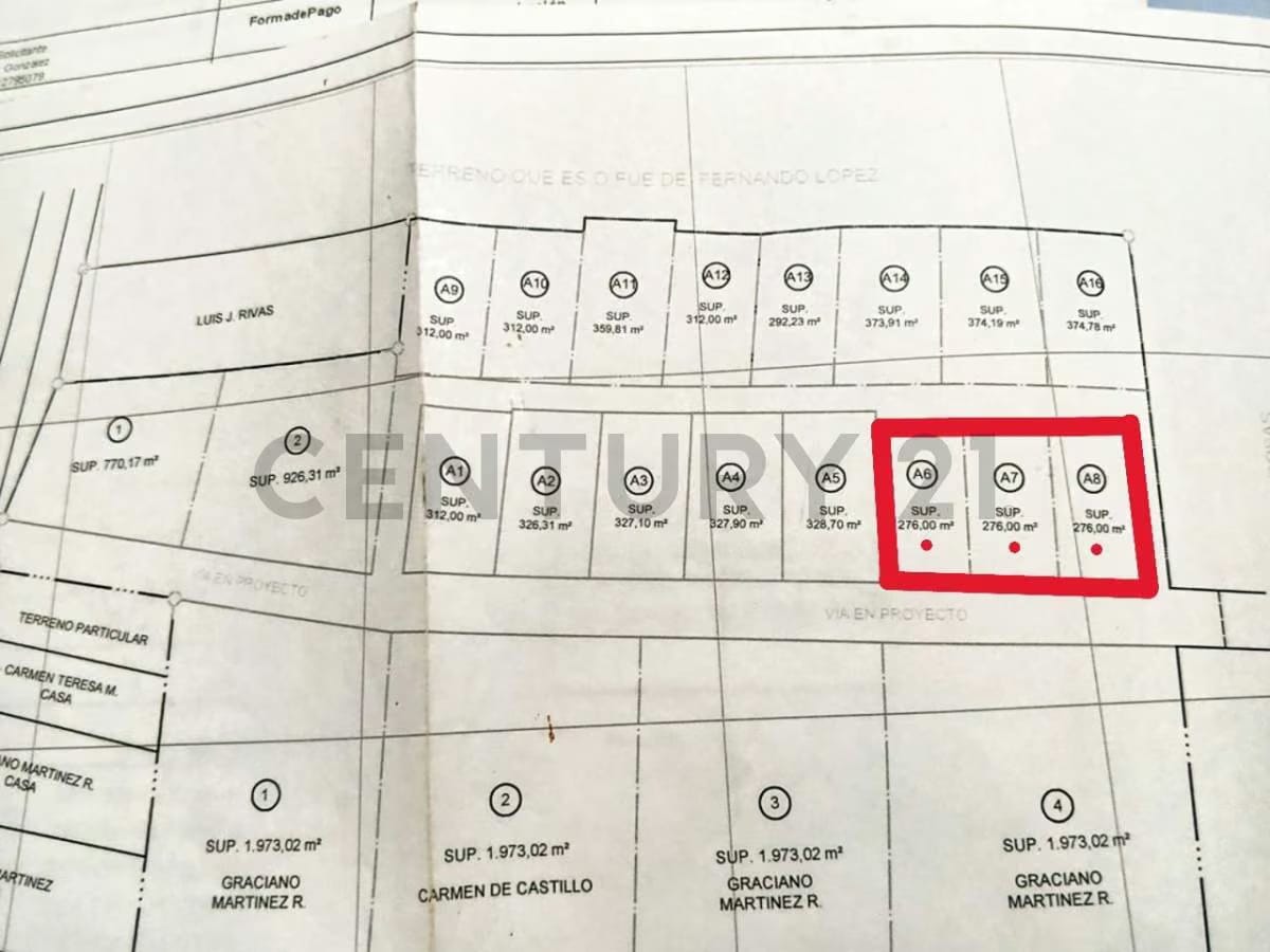 Terreno en Aricagua 828m2 - 10