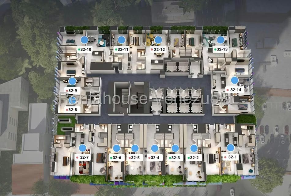 Apartamento (1 Nivel) en Venta en Las Mercedes, Distrito Metropolitano - 5