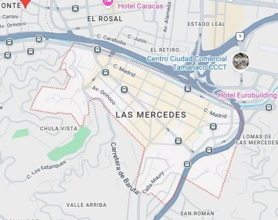 Terreno en Venta en LAS MERCEDES Caracas