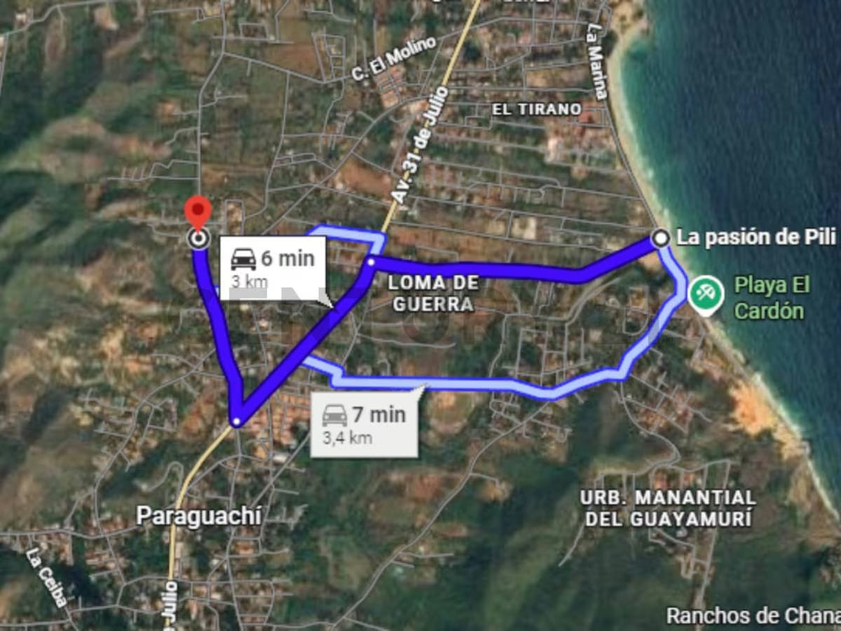 TERRENO CERCA DEL MAR, SECTOR LOMA DE GUERRA, ISLA DE MARGARITA - 3